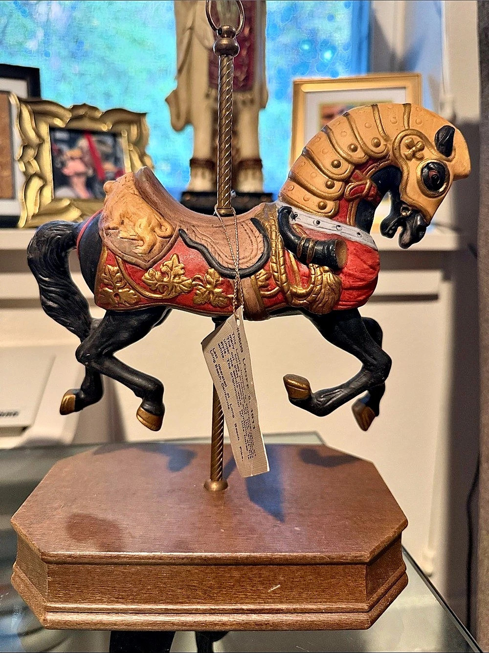 Looff Jumper Horse c. 1911 Antique Music Box #6609 - Picture 3 of 12